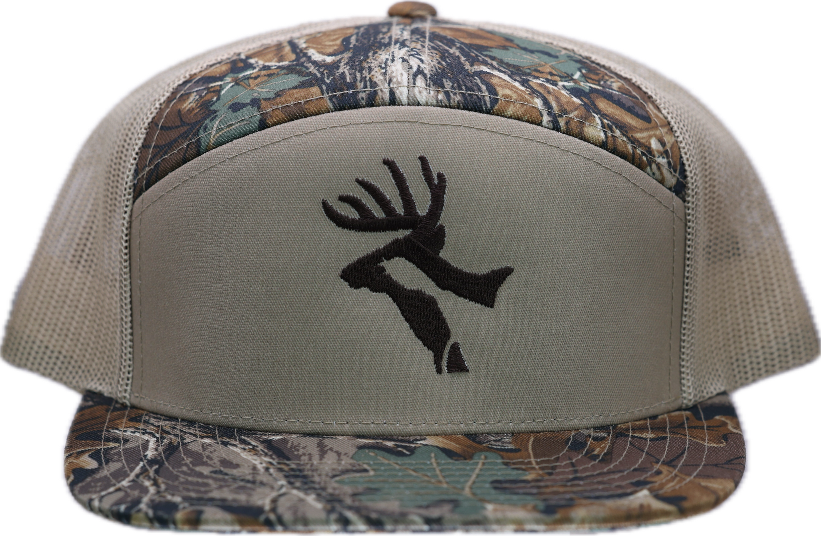 TBO 7 Panel Trucker Logo Hat
